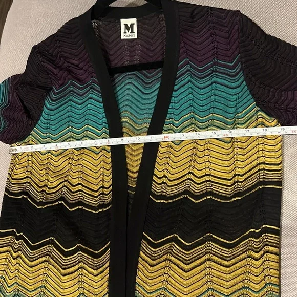 Missoni chevron stripe cardigan sweater